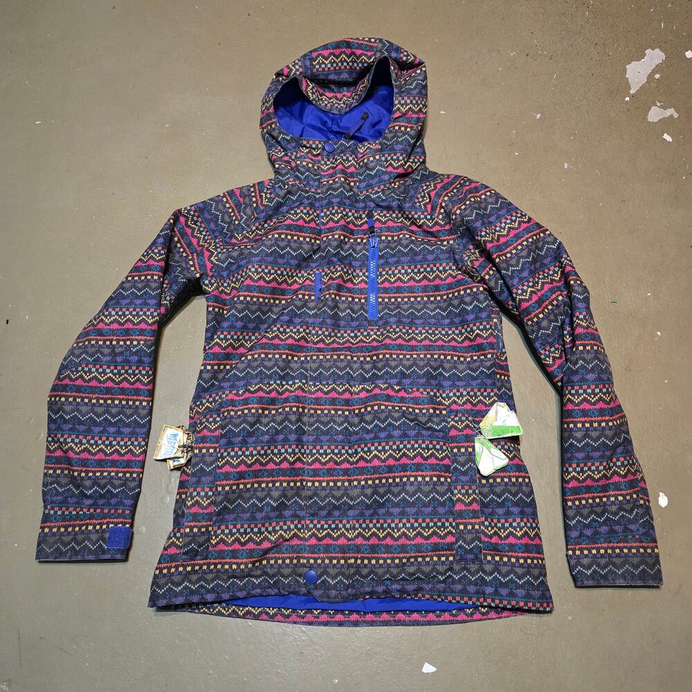 Burton Snowboarding DryRide Aztec Printed Horizon Jacket Women's Size Medium